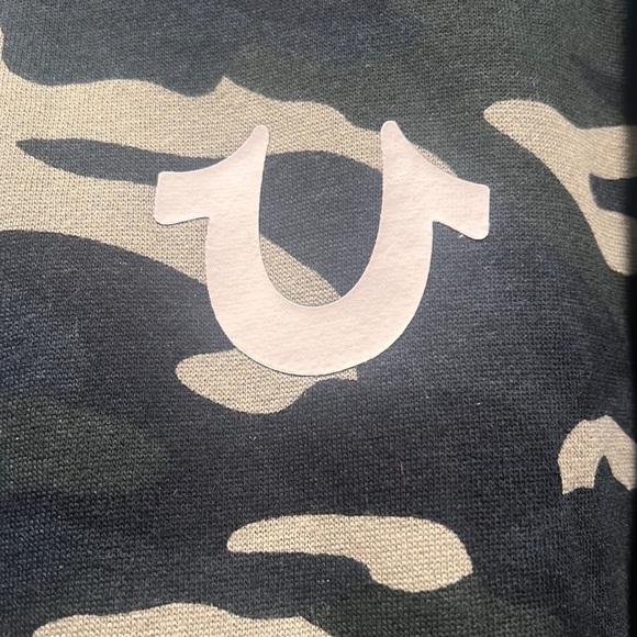 True Religion Cotton Blend Jersey w/Fleece Finish on Inside Full Zip Hoodie - Picture 8 of 10